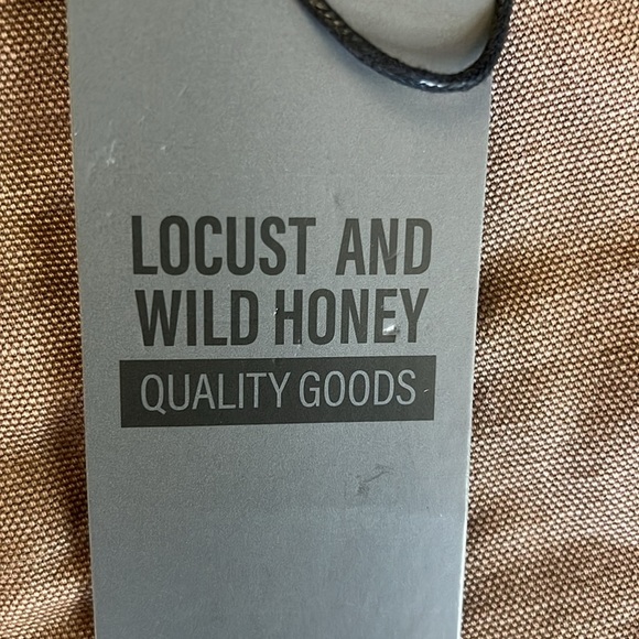 New MNML Carpenter Pants Jeans Button Fly Vintage Brown Thick Cotton 30x31 - Picture 6 of 13